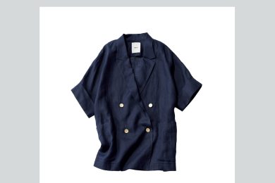 【半袖ジャケット、ジレ】サッと「きちんと見え」夏ハオリ。通勤、学校行事にも！