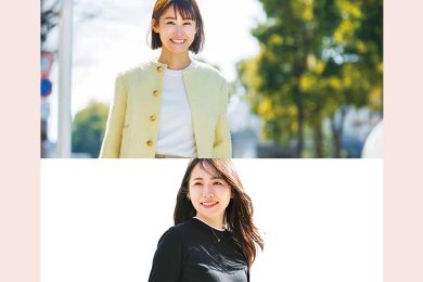ブーム本格化！「スカーフの腰巻き」40代がナチュラルに洒落る合わせ方〈SNAP〉