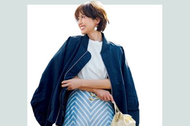40代の【5月のTシャツコーデ】3選。ランチも通勤も休日も！旬ハオリで垢抜け