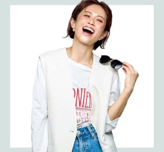 初夏こそ「ジレ」が洒落る！シンプル派40代が“着回しやすい”名品デザイン３選