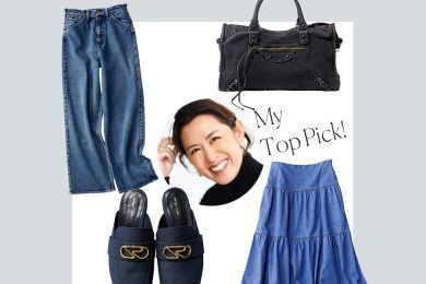 大草直子さん、今夏は服も小物も「デニム」推し！いつものコーデが即・洒落る〈8選〉
