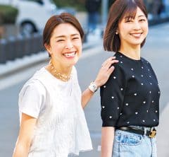 オシャレ40代の【ブルーデニム】コーデSNAP。気張らず洒落て、ランチ会にも！