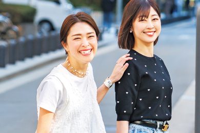 オシャレ40代の【ブルーデニム】コーデSNAP。気張らず洒落て、ランチ会にも！