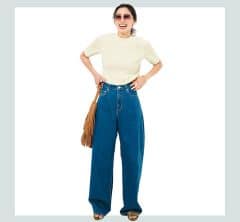 40代の地味見えは、“脱Tシャツ”が解決策！流行【夏ニット×パンツ】コーデ４選