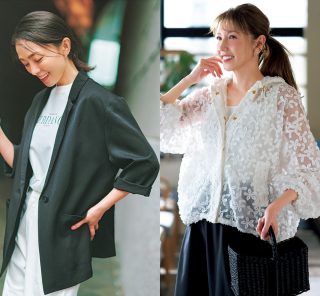 梅雨まで着回せる！40代が「地味見え」しない【軽アウター】4選