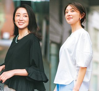 肉感を拾わず、すっきり細見え！40代の【二の腕を自然にカバーする】優秀Tシャツ3選