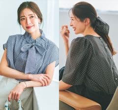 【最高気温28℃】二の腕・お腹を可愛く隠す!1万円台の『柄トップス』2選