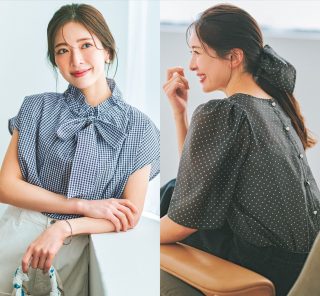 【最高気温28℃】二の腕・お腹を可愛く隠す！1万円台の『柄トップス』2選