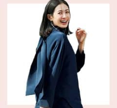 今、黒派が「ネイビー」に夢中！ワントーンが垢抜ける＆地味じゃない〈3選〉