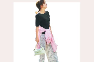 40代、夏の休日は「リラクシーパンツ」で上品＆可愛く。ラクチン大人コーデ〈3選〉