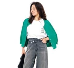 40代の“褒められる”【Tシャツ×デニム】コーデ4選。ジレやカーデでこなれ盛り!