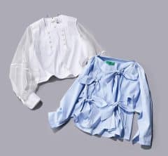 「夏でも長袖」派の40代に。【涼しげブラウス】なら1着でオシャレが完成