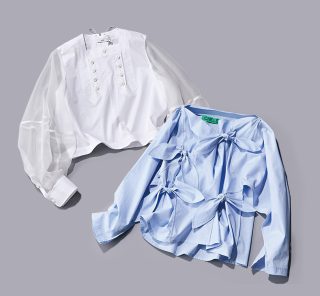 「夏でも長袖」派の40代に。【涼しげブラウス】なら１着でオシャレが完成