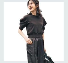 黒より夏らしく、上品見え！40代【夏のブラウンコーデ】2選