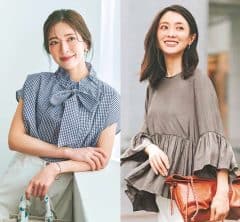 【気温25度前後】パンツ派40代に「涼しい、でも二の腕は隠せる」最旬トップス5選