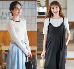 お腹まわりをすっきり見せる!40代の『体型カバーパンツ』3選