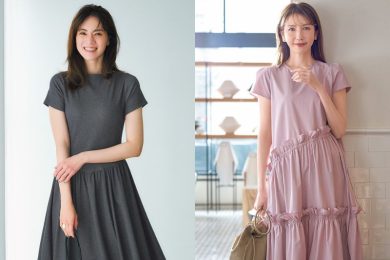 【薄着でも間が持つ】40代が1枚で地味見えしない！『体型カバーワンピース』5選