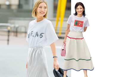 オシャレ40代の“一軍”【白Tシャツ】は？今夏のトレンドデザイン＆着こなし方がわかる！
