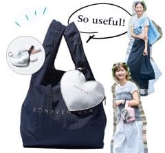 【8月号増刊の“神”付録♡】夏コーデにぴったり〈ボナベンチュラのポーチ&バッグ〉