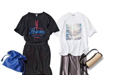40代が「簡単コーデで華やぎたい」日に、【Tシャツ×旬スカート】が大正解！７選