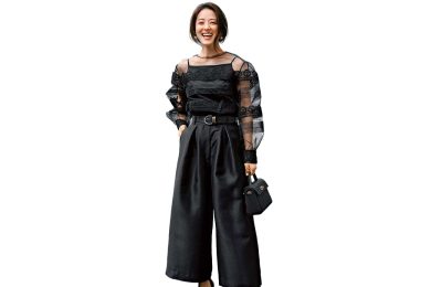 秒で“オシャレな人”になりたい40代に【今夏の２大流行トップス】人気はやっぱり黒！