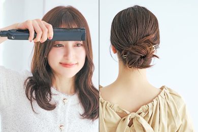 40代の【今どきヘアセット＆アレンジ】簡単・雨や汗でも崩れにくい４選！