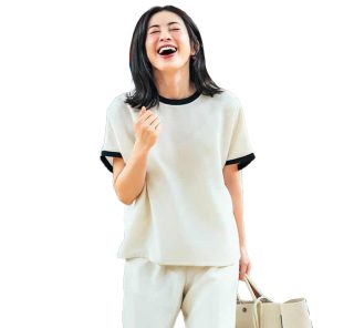 ママ友からも好印象！パンツ派40代の「キレイめ旬カジュアル」夏コーデ３選
