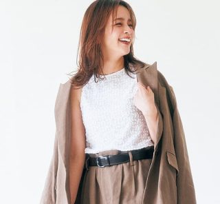 秋まで使える！40代が今買うなら【ブラウンパンツ】が正解。洒落る最旬コーデ3選