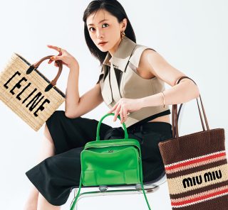 〈miumiu、ロエベetc.〉40代、長い夏は【ハイブラバッグ】に頼る！投資したい名品3選