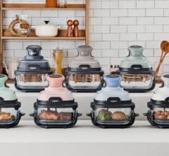 「旨みロック」でいつもの料理を格上げ!感動の焼き上がりになるNinja Crispiに、カラフルな新色登場