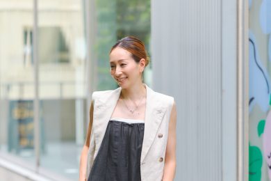 体のラインを拾わない【上品オールインワン】がオシャレ40代の夏の味方＜スナップ7選＞