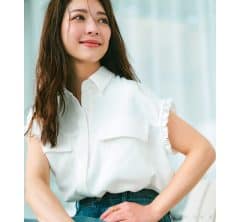 「実は袖なしの方が二の腕すっきり見え!」40代が着たい【ノースリーブ】4選