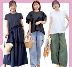 猛暑でもきちんと感キープ！40代の手抜きに見えない大人カジュアルコーデ【アイテム6選】