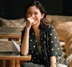 モノトーンなら品よくキマる!【ドット柄ジャケット】で40代にも茶目っ気を♡