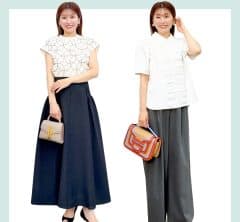 【40代】きちんと感が欲しい日に！シンプルでも華やぐ「夏トップス」3選