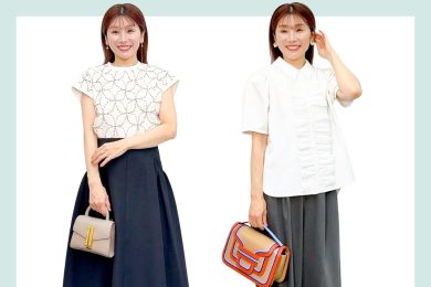 【40代】きちんと感が欲しい日に！シンプルでも華やぐ「夏トップス」3選