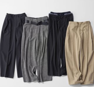 40代、体型カバーできるパンツの新定番は「多タック」デザインに移行！【一軍パンツ4選】