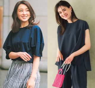 40代に必要なきちんと感と華やかさを両立！残暑に頼れる「通勤トップス」6選