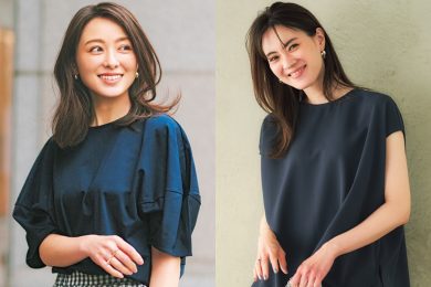 40代に必要なきちんと感と華やかさを両立！残暑に頼れる「通勤トップス」6選