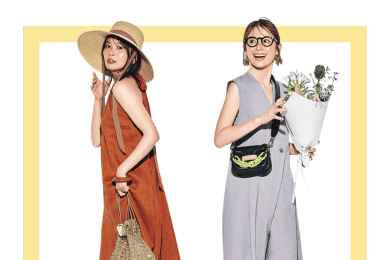 オシャレ40代の【ワンピ＆オールインワン】最旬着こなし3選。地味見え回避のコツは「バッグ選び」！