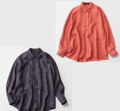 【26年秋トレンド】8月後半から便利！「リネンシャツ」名品4選。「たっぷりシルエット」が今っぽい！
