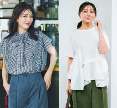 「暑い日も好印象でいたい！」40代のための【きちんと見えトップス】5選〈通勤・学校行事に〉