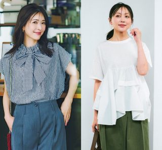 「暑い日も好印象でいたい！」40代のための【きちんと見えトップス】5選〈通勤・学校行事に〉