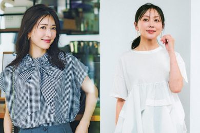「暑い日も好印象でいたい！」40代のための【きちんと見えトップス】5選〈通勤・学校行事に〉