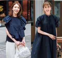 【40代のリアル買い】ネイビーワンピ＆五分袖トップスが人気！秋まで着回せる「名品BEST5」