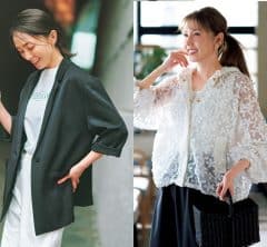 【40代の9月服】真夏の半袖に羽織るだけ！「軽アウター」で即・秋シフト〈5選〉