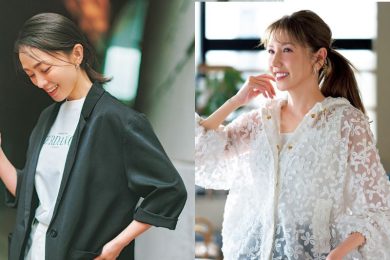 【40代の9月服】真夏の半袖に羽織るだけ！「軽アウター」で即・秋シフト〈5選〉