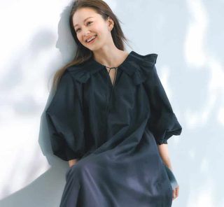 「ママ友会＆お出かけ」に！”1枚でサマになる”【黒ワンピ】4選。40代が秋まで使えるものだけ！