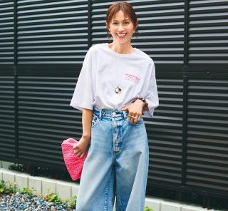 40代「夏デニム」はこう着る！ご近所でも【手抜きに見えない】最旬コーデ〈5選〉