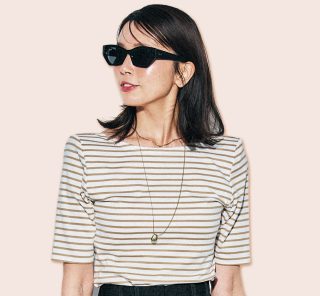 ショッピングDAYは【肩パッドTシャツ】でラクちんワンツーでも感度高く